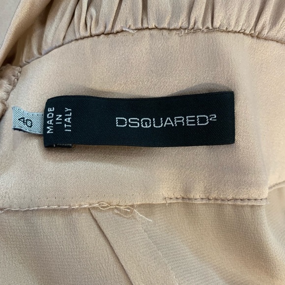 DSquared2 Silk Beige Evening Gown - Picture 6 of 10